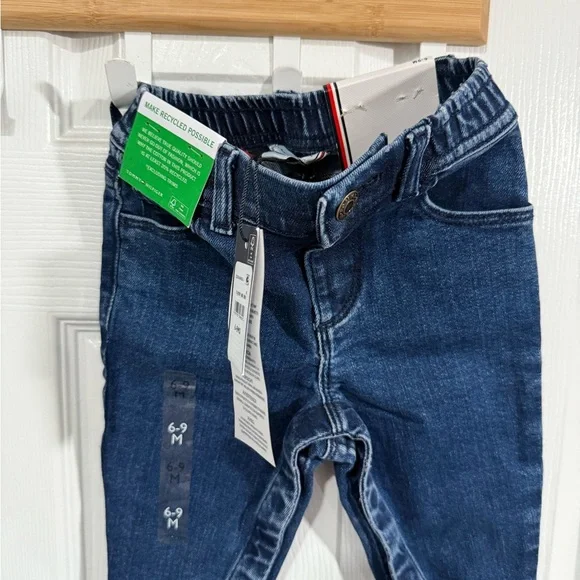 Tommy Hilfiger Kids Dark Blue Jeans - Picture 6 of 9